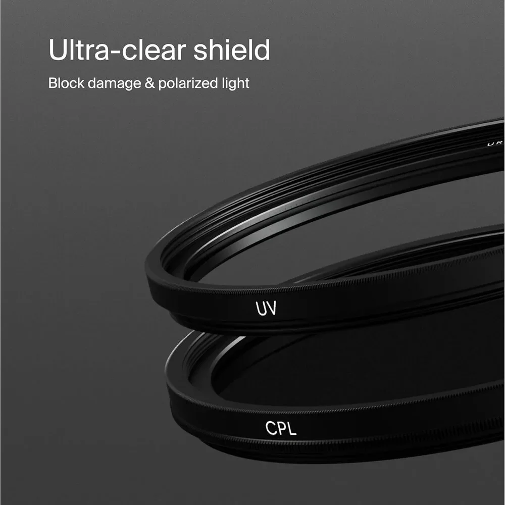 Urth 37mm 2-in-1 Lens Filter Kit, UV Circular Polarizing Multi-Coated Ultra-Slim